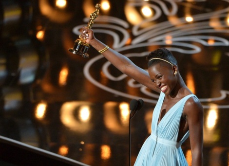 Winning hearts the world over Nyong'o displayed true grace in accepting her Best Supporting Actress award