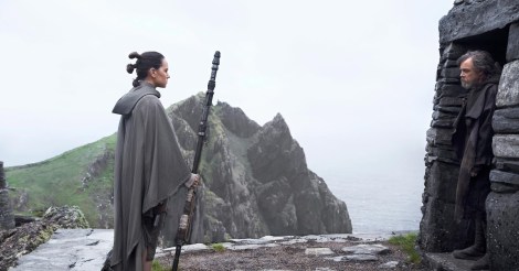 star wars the last jedi rey and luke
